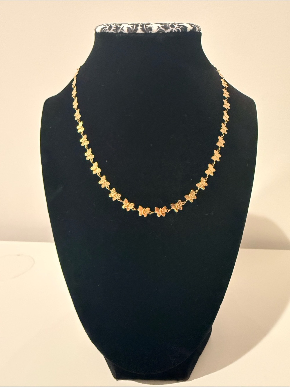 Oshena Gold Butterfly Link Necklace - Women Jewelry